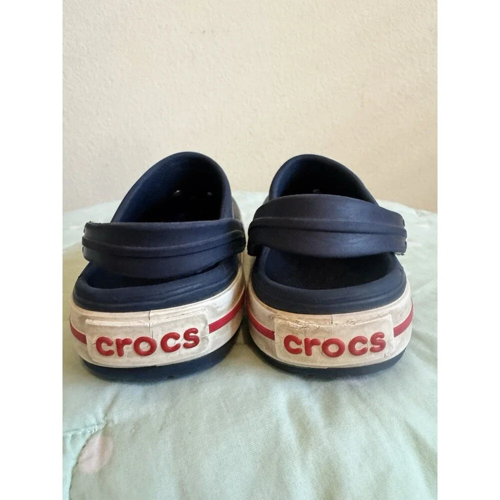 Crocs Classic Unisex Kids Clogs - Size 8/9 Navy Blue